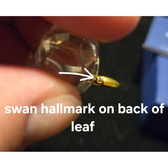 Swarovski Crystal Daffodil Flower Figurine With Gold-Plated Stems & Faceted Pot - Picture 6 of 7